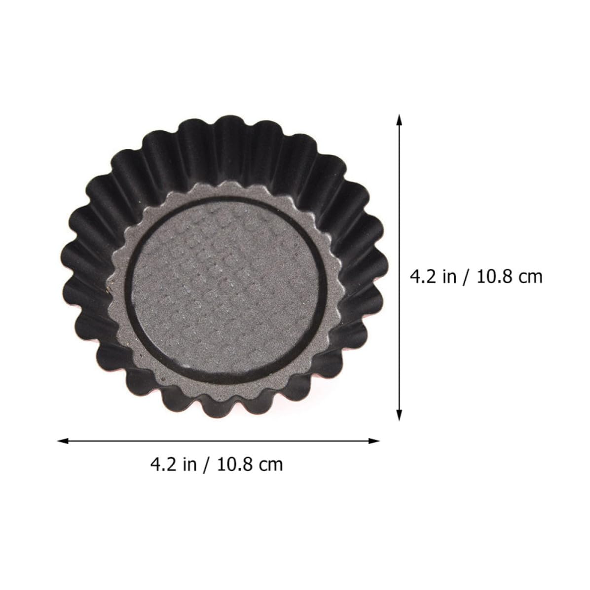 LABRIMP 12 Piezas Molde para Tartaletas de Huevo, de Acero al Carbono
