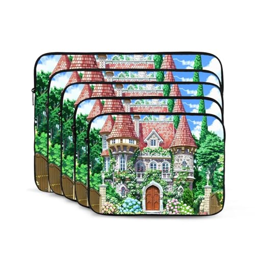 Flowers On The Wall Laptop Sleeve Case 15 Inch Suitable For Notebook Computer Tablet Traveling Carrying Simple Case2