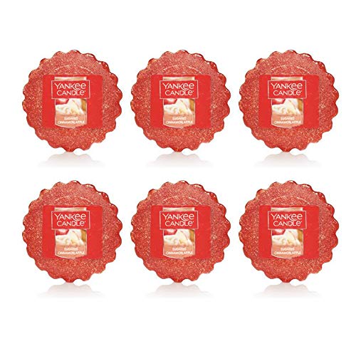 Yankee Candle Lot of 6 Sugared Cinnamon Apple Tarts Wax Melts