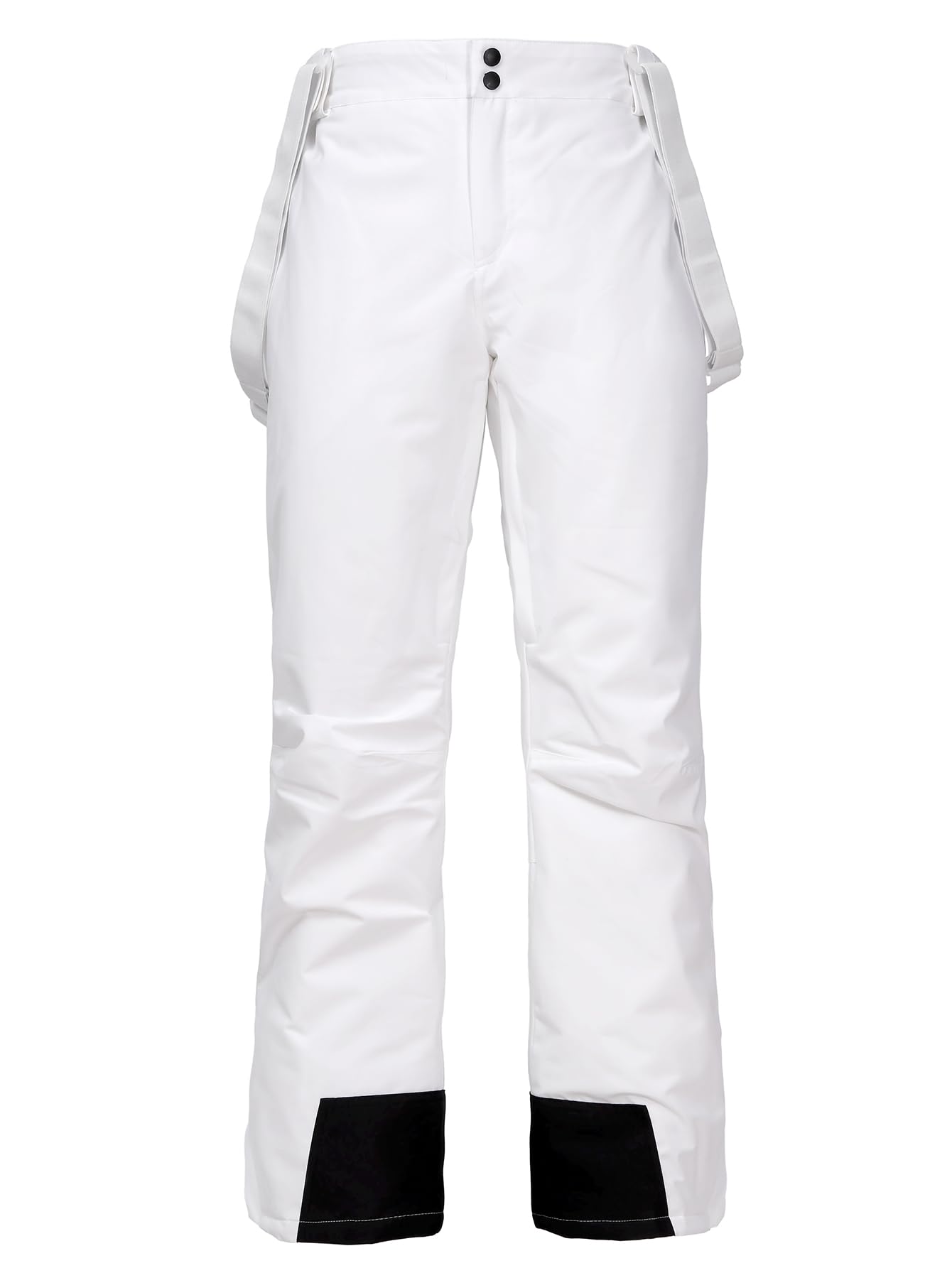 HOUZONIY Pantalones de esquí para hombre, forrados con tirantes, impermeables, resistentes al viento, pantalones de esquí para la nieve, pantalones de snowboard para exteriores