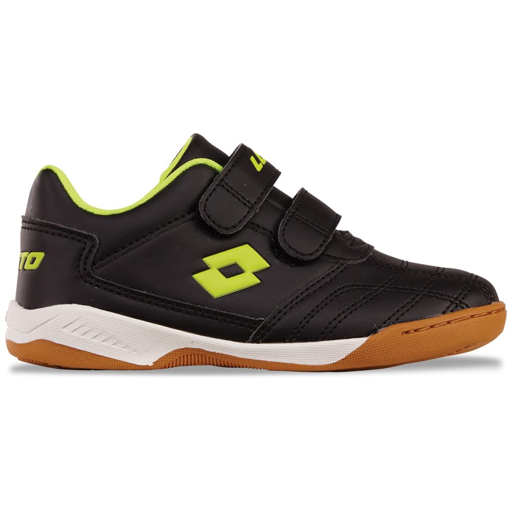 LOTTO Pacer K TrainersUnisex - Children and Youth, Black Fr Yellow, 38 EU