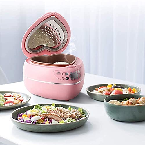 Peach Heart-Shaped Rice Cooker, Steamer with Household Insulation Function (1.8L), Non-Stick Pot, Constant Temperature Insulation, 300W Rice Cooker,#1 - Image 4