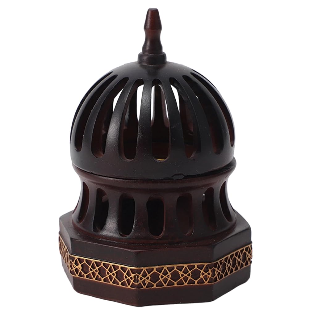 Vjsujehgy Resin Craft Small Incense Burner Hollow Scented Table Decoration Simple Desktop Ornament