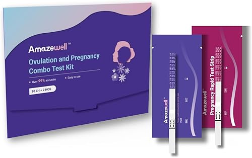 Combo de tiras de prueba de ovulación y embarazo (10LH + 2HCG envolvente)