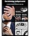 Yoidesu Smart Ring with LED Display Screen, Health Tracker Fitness Ring with APP, Compatible with iOS Android, IP68 Water Proof, Multiple Sports Modes, Heart Rate Sleep Tracker Pedometer