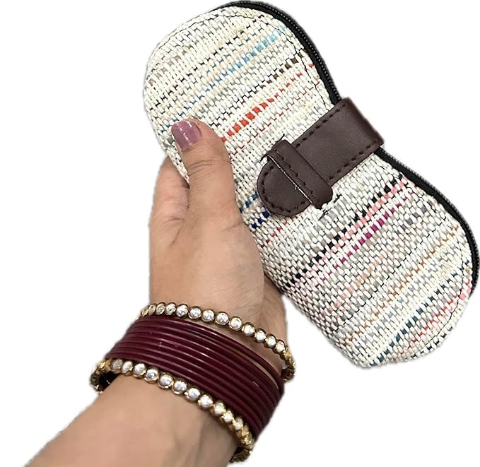 Fancy Cute Eyeglasses or Sunglasses Case for Women & Girls – Chic, trendy, and ethnic-inspired, providing a stylish and protective pouch-image-28