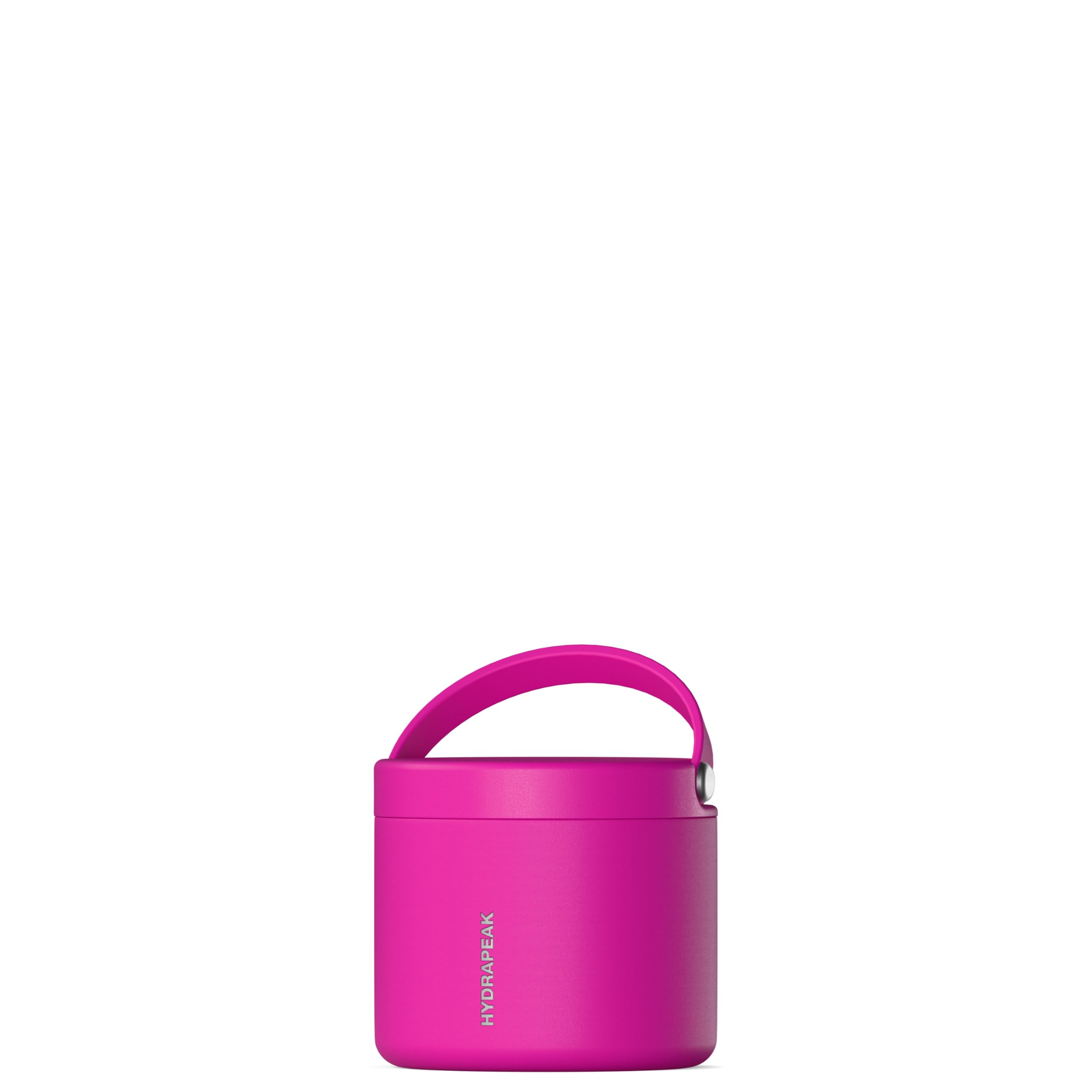 HydrapeakStainless Steel Vacuum Insulated Thermos Food Jar | Kids Thermos for Hot Food and Cold Food, Wide Mouth Leak-Proof Soup Thermos for Adults, 10 Hrs Hot 16 Hrs Cold (Fucshia, 18 Ounces)