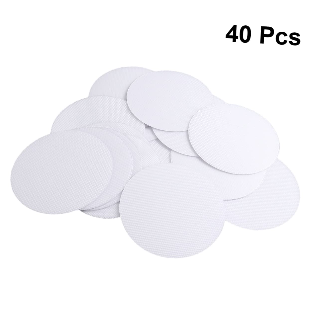 40 Piezas Pegatinas Antideslizantes de Baño Redondas Peva Unidades Adhesivas para Ducha y Bañera Seguridad para Superficies Resbaladizas