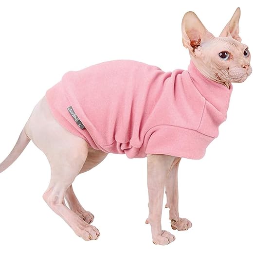 Dociote Jersey para Perro Pequeño- Ropa para Perros y Gato Chaleco Suéter para Invierno para Perro Mascotas pequeño y medianos S Rosa