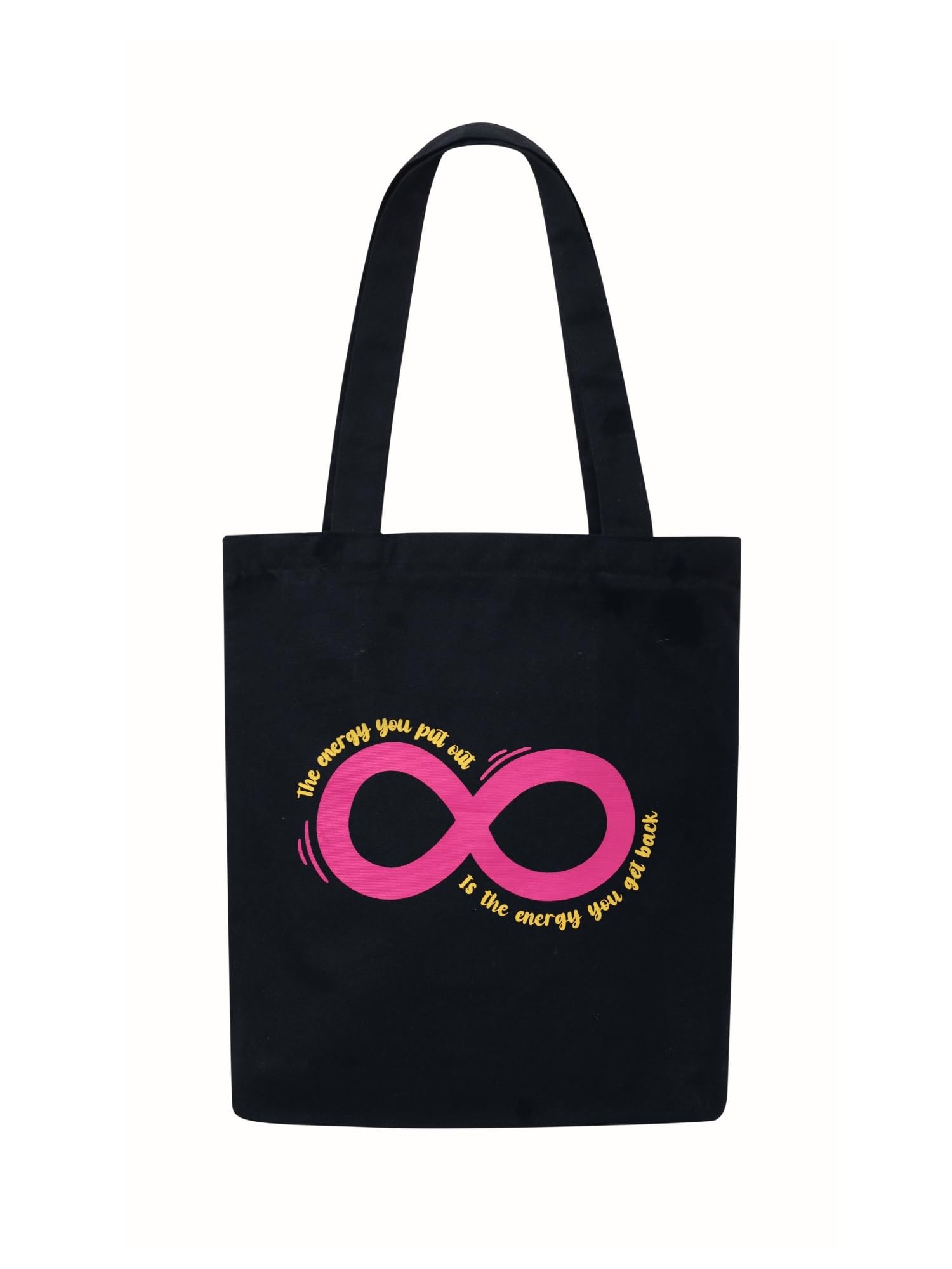 DOODLE Eco-Friendly Reusable Cotton Canvas Tote Bag with Outer & Inner Zip Pocket |Travel, Shopping, College & Office Bag (Infinity) (B0CZLLF9MV) Amazon Price History, Amazon Price Tracker