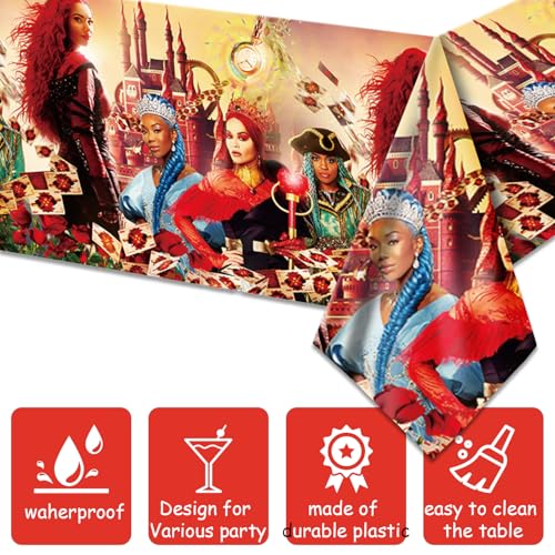 Omto SDD221 2Pcs Descendant Tablecloth Disposable Tablecover Birthday Party Supplies And Decorations thumb #1