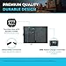 Renogy 200W 12V Portable Solar Panels Suitcase with Waterproof 20A Charge Controller, Foldable 200 Watt Solar Panel W/ Adjustable Kickstand, Solar Charger for Power Station, RV, Camping, SUV, Off Grid