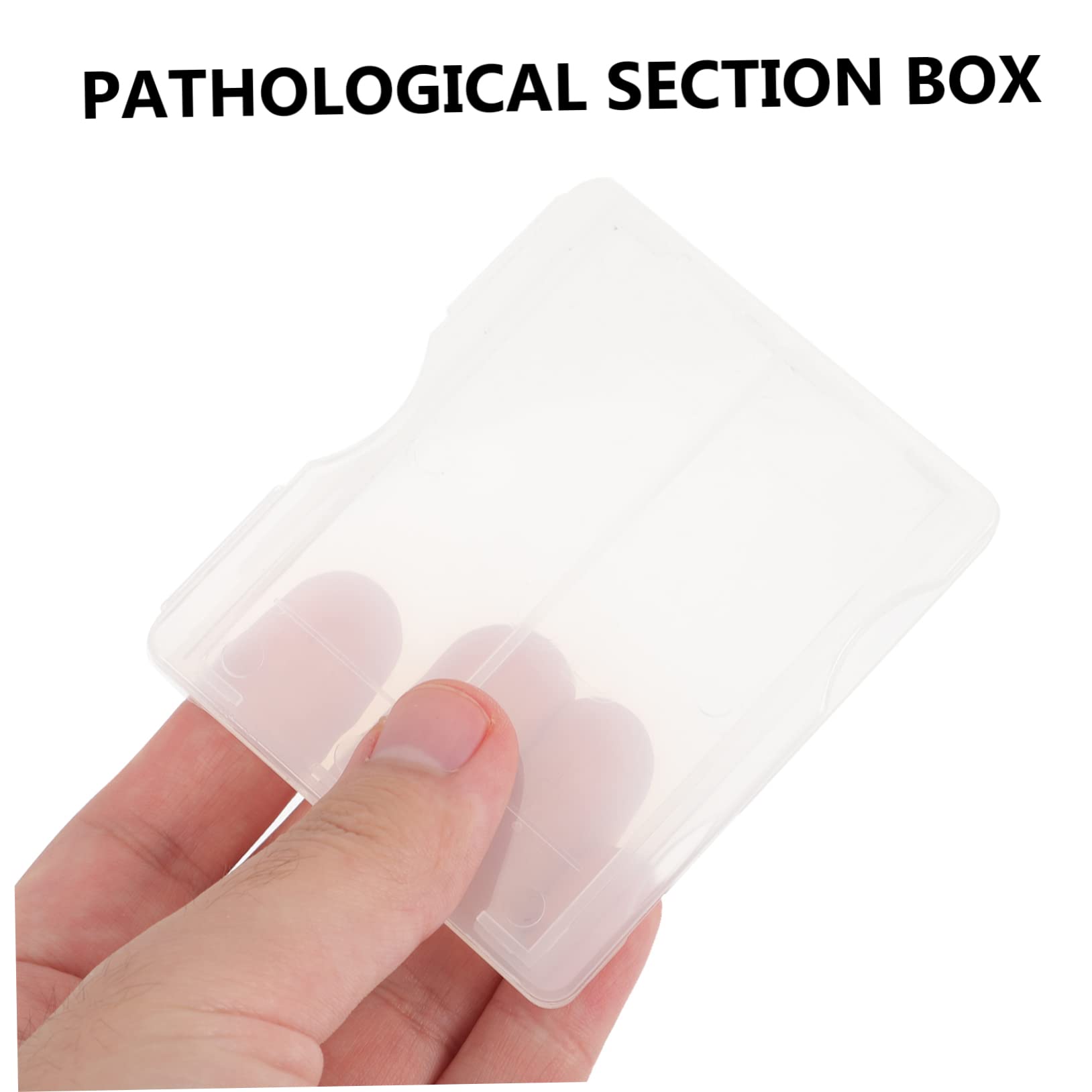 Caja de Diapositivas 100 Piezas Polipropileno para Muestra | Apilable, para Colocar Preparaciones de Microscopio, Uso Práctico para Recogida de Cortes