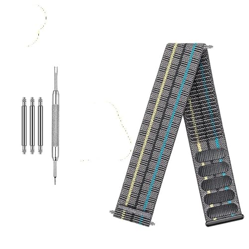 Luksnoc �X�}�[�g�E�H�b�` 22mm �x���g �}�W�b�N�e�[�v? ������ ���e��? �K�[�~�� Fit Forerunner245/255/265M(Grey)