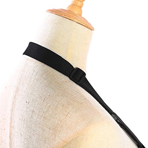 Image of Tosewever 2 Pack Adjustable Bib Apron with 2 Pockets, Waterdrop Resistant Cooking Kitchen Aprons for Women Men Chef Couple BBQ Painting (Black, 2)