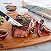 Farberware 4-Piece Full-Tang Triple Rivet 'Never Needs Sharpening' Stainless Steel Steak Knife Set, Black