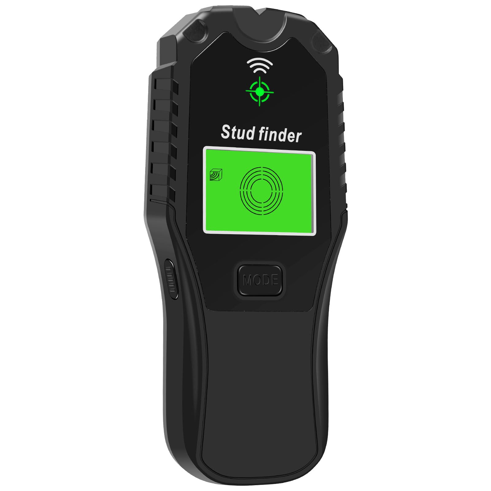 Abizarch Wall Stud Finder Electric Stud Finder Wall Scanner 6 in 1 Handheld Stud Sensor Wall Wood Detector with Audio Alarm Portable Multifunctional Stud Finder for Wood Metal AC Wire(Black)