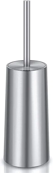 Toilet Brush and Holder, Toilet Brush 304 Stainless Steel, Toilet Bowl Brush for Bathroom Toilet-Ergonomic, Elegant,Durable