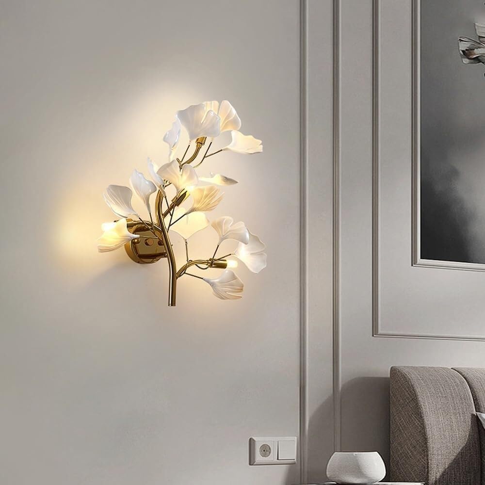 Lampade da Parete per Camera da Letto, Lampada Decorativa in Acrilico con Design a Ramo d'albero, Luce Fissa, apparecchio di Illuminazione per Camera da Letto, Soggiorno, corridoio