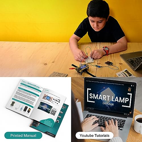 Image of Avishkaar IoT Starter Kit, 100-in-1 DIY Programmable IoT & Electronics for Kids Aged 12 to 16, Control with Mobile App & Desktop Software, 40+ Parts, Learning & Educational STEM, Made in India