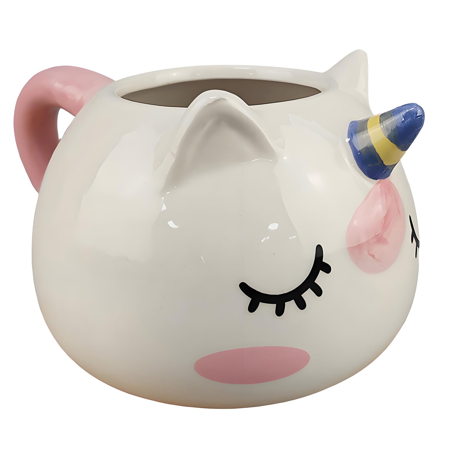 Hsyzygian Rainbow Unicorns Coffee Mug Ceramic Large Capacity Cup Suitable for Adults and Children Funny Coffee Cup