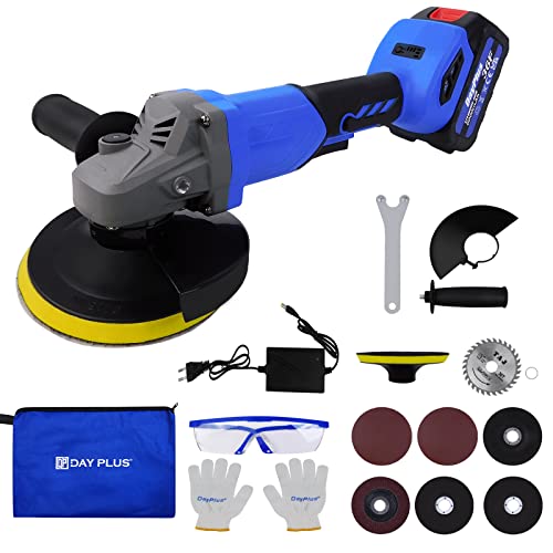 Cordless 4.5 Inch Angle Grinder with Battery & Side Handle