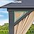 YITAHOME 10x13FT Gazebo Polycarbonate Hardtop Double Roof Canopy Outdoor with Netting and Shaded Curtains, Aluminum Frame for Patio, Backyard, Deck and Lawns, Brown