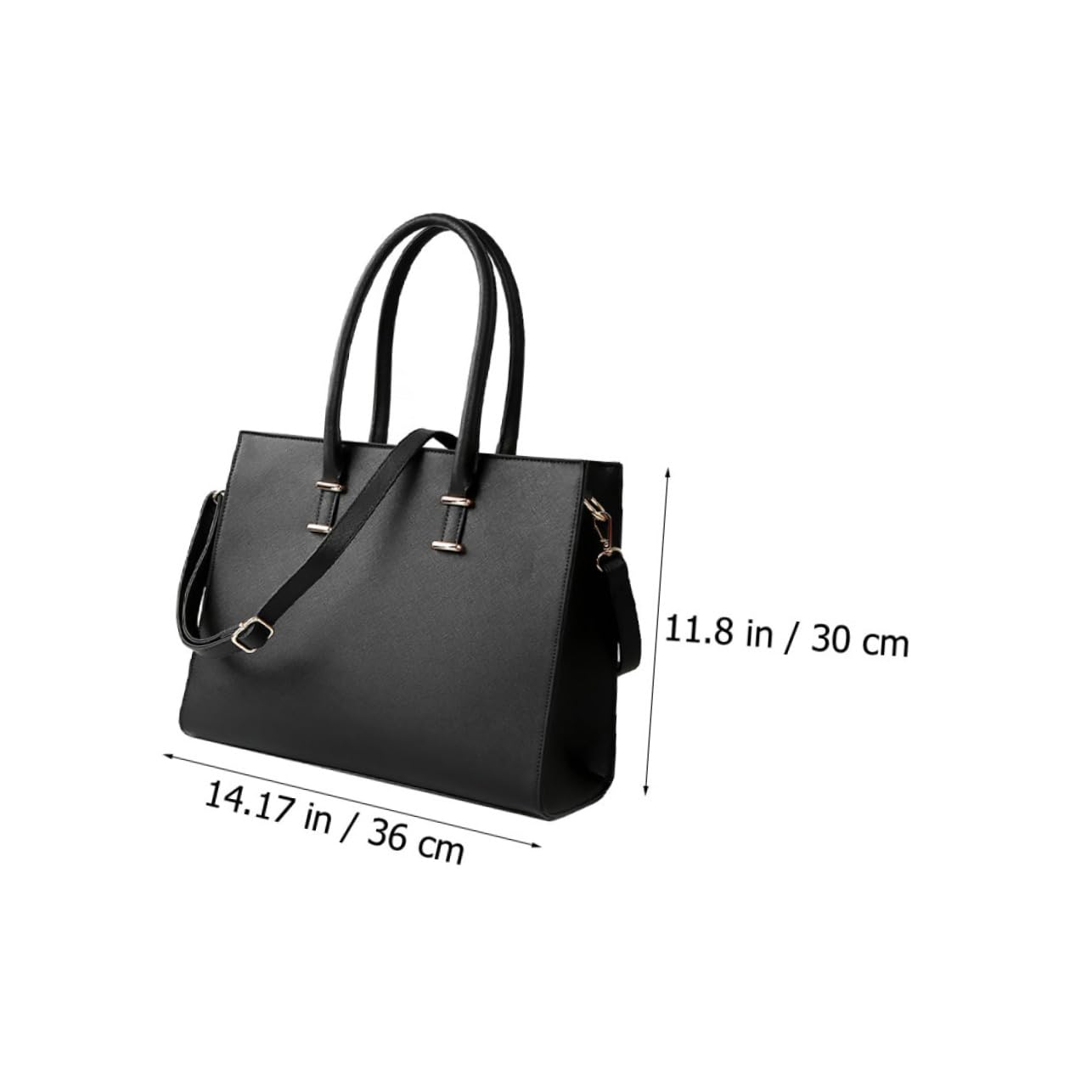 CALLARON 1pieza Bolso De Mano Grande De Pu Con Correa y Resistente Al Agua Para Laptop y Uso Casual