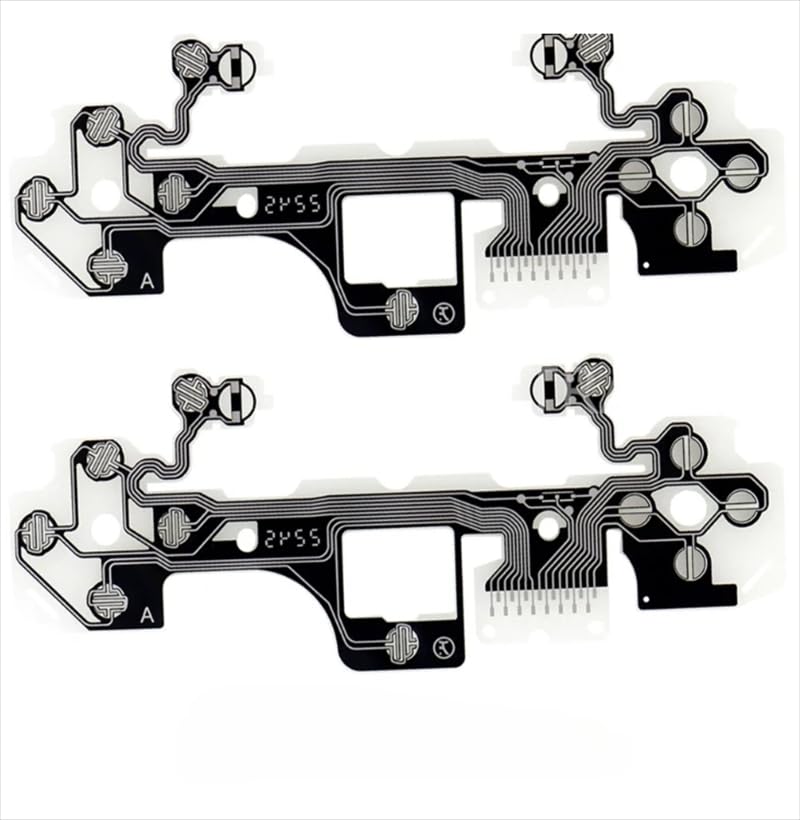 2pcs Conductive Film Button Ribbon Circuit Board Film for PS5 V3.0 BDM-030 Controller Handle Keypad Repair Pads Flexible Shake