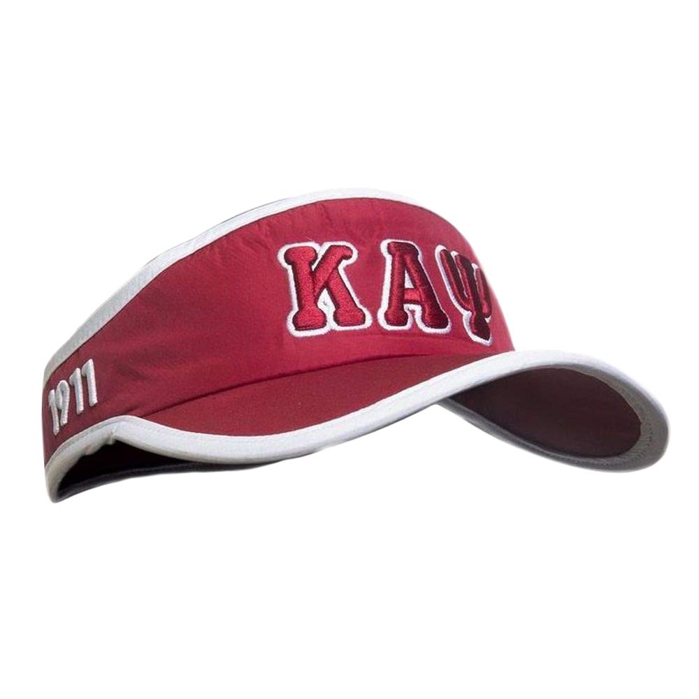 Kappa Alpha Psi Feather Light Visor Red/White