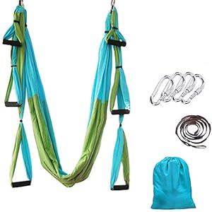 Aerial Yoga Swing Set,Ultra Strong Yoga Hammock Trapeze Extension,Antigravity Ceiling Hanging Yoga Sling Inversion Exercises