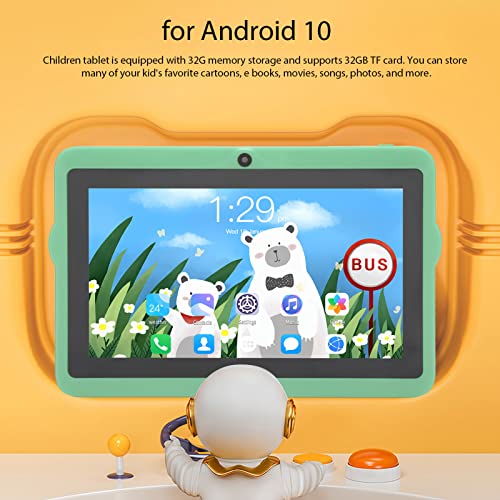 Tablet infantil 7 polegadas, tablet infantil 5g wifi android 10 ips display hd, 2 gb + 32 gb, mt6592