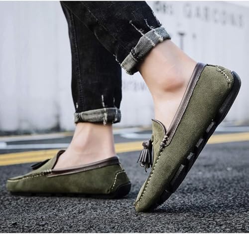 Men's Flowing Su Fu Dress Flat Boat Shoes Driving Car 6