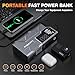 Jump Starter with Air Compressor, Lucklike 4000A Portable Car Battery Jumper Starter Pack for 10L Gas and 8L Diesel, Tire Inflator with Pressure Detection, 12V Jump Box with 3 Modes Flashlight 【New】