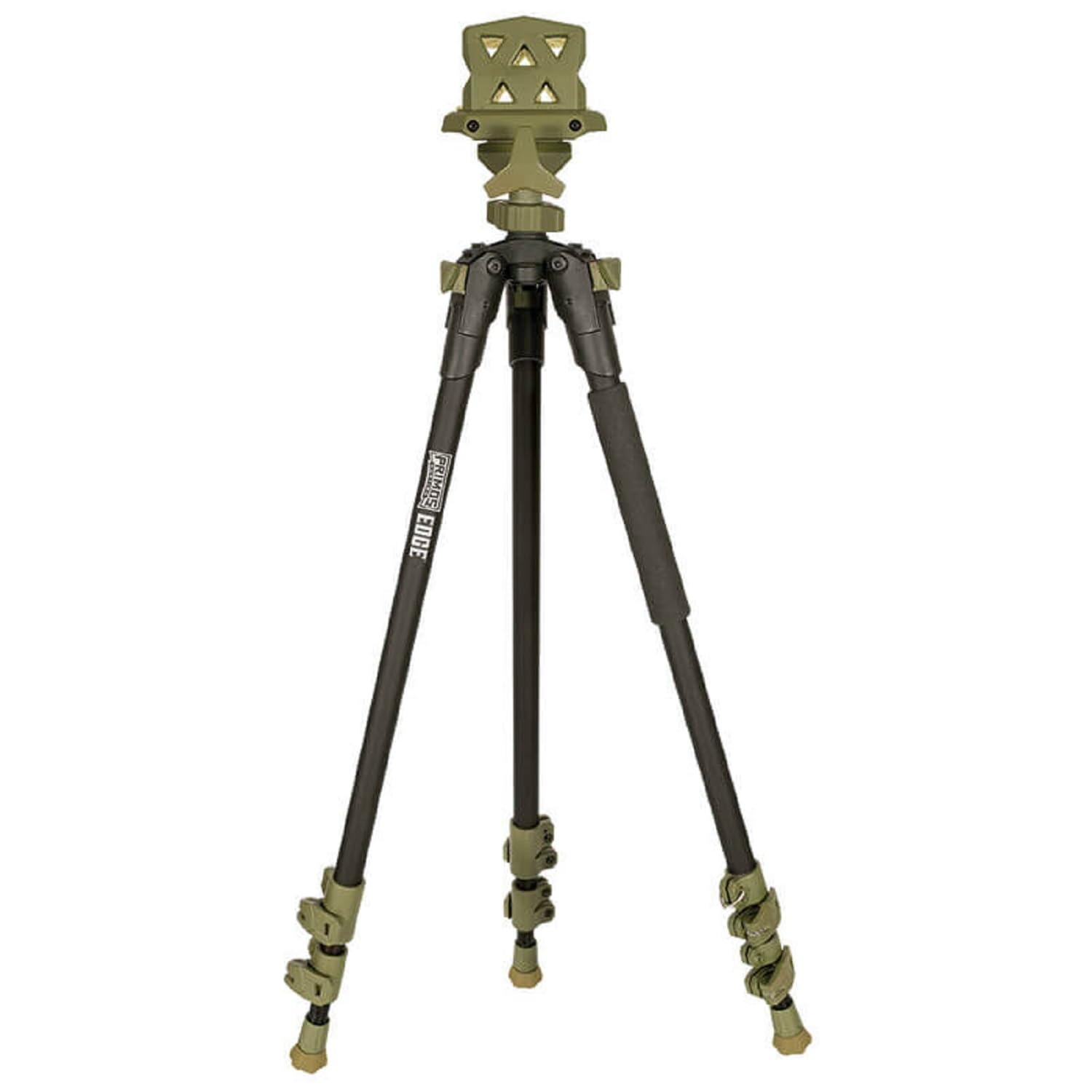 PRIMOSHunting Edge Aluminum Tripod Shooting Stick with Gun Clamp, Lightweight and Adjustable Hunting Shooting Support with 360° Panning