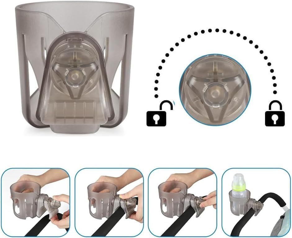 Miniatura 7 de Nuevo portavasos compatible con Hydroflask. Un ajuste sólido y súper seguro. Rotación de 360 grados. Resistente a derrames antivibraciones.