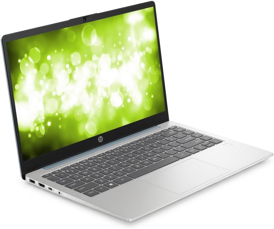 Image of HP 2026 Stream 14 inch HD IPS Laptop, AMD Processor up to 3.5GHz, 4GB DDR5, 128GB SSD, AMD Graphics, Fast Charge, Wi-Fi 6, Windows 11, Dale Blue, Renewed
