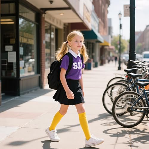 Urban Virgin Kids Soccer Socks Athletic Knee High Tube Toddler Baseball and Football Socks for Boys and Girls4