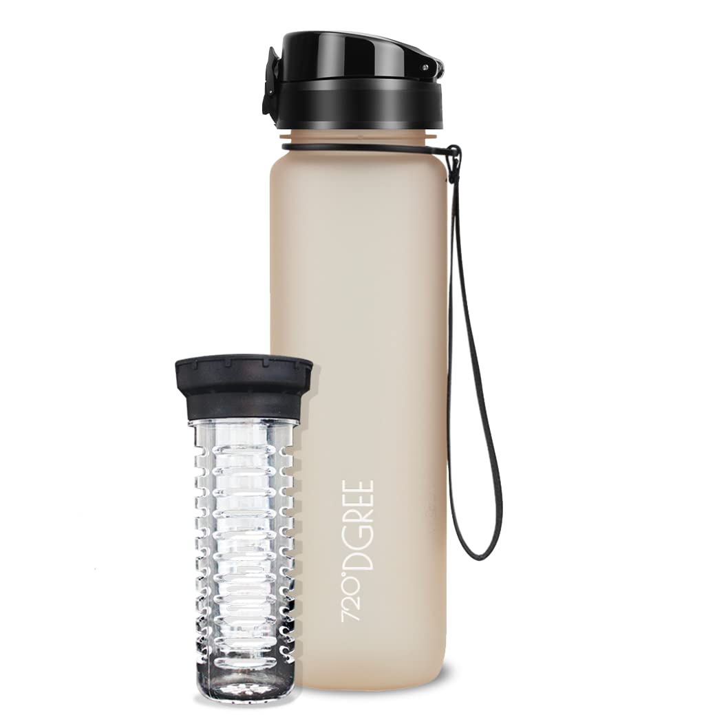 720°DGREE Borraccia “uberBottle“ +Infusore - Senza-BPA, Prova di Perdite - Bottiglia, Borracce d'Acqua Sportiva per Bambini, Scuola, Palestra, Ciclismo, Gym, All'aperto, Escursioni, Viaggio, Lavoro - 2