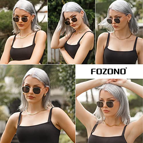 Retro Square Polarized Sunglasses for Women Men Small Frame Vintage Classic Style UV400 Protective2