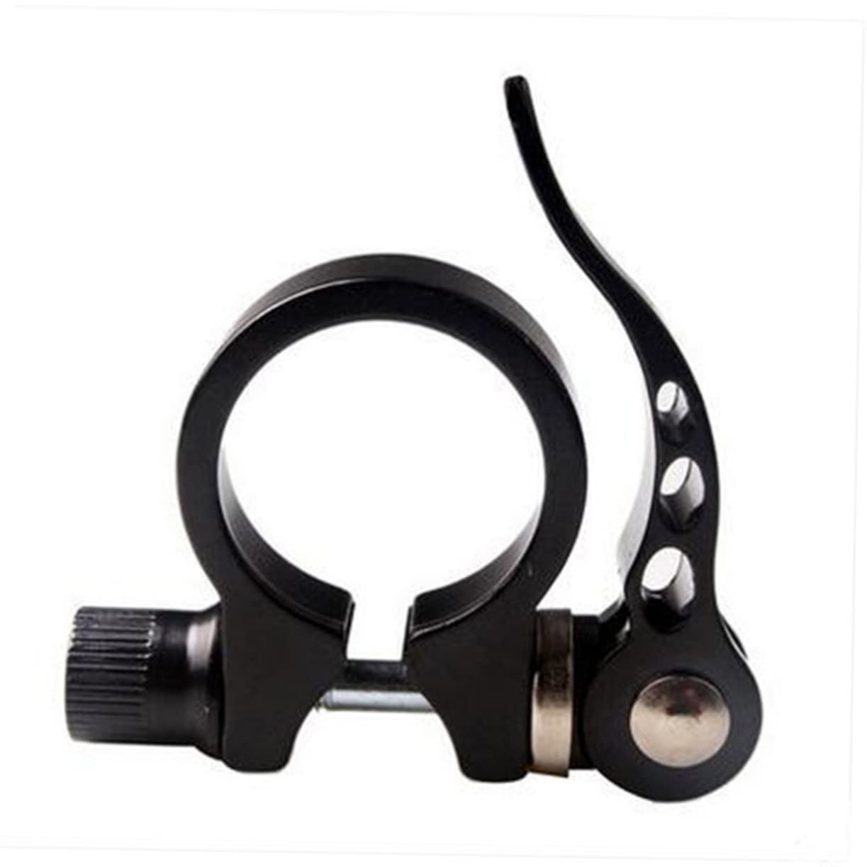 WHAMVOX Aluminum Alloy Bike Seatpost Clamp Quick Release Lever 31.8mm for Road Bikes