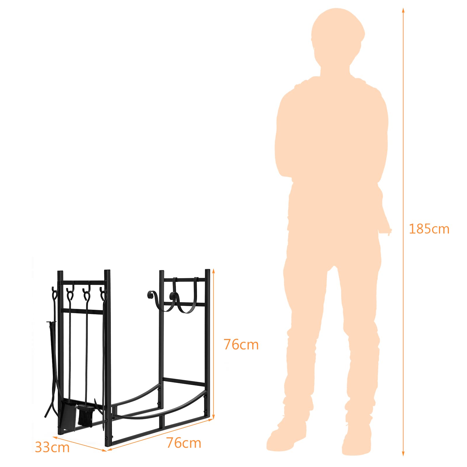 GOPLUS Cheminée En Métal Avec Base Surélevée Review: L