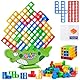 WuGU 48 Stück Tetra Tower Spiel, Tower Spiel für Kinder Erwachsene, Balance Team Stapelspiele Creative Stack Attack Spielzeug Wackelturm Stapelturm für 2 Spieler +, Kinderspiel Geburtstag Geschenk