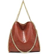 Damen Handtasche Frauen Kunstleder Crossbody Schultertasche Mode Kette Tasche Große Hobo-Taschen ...