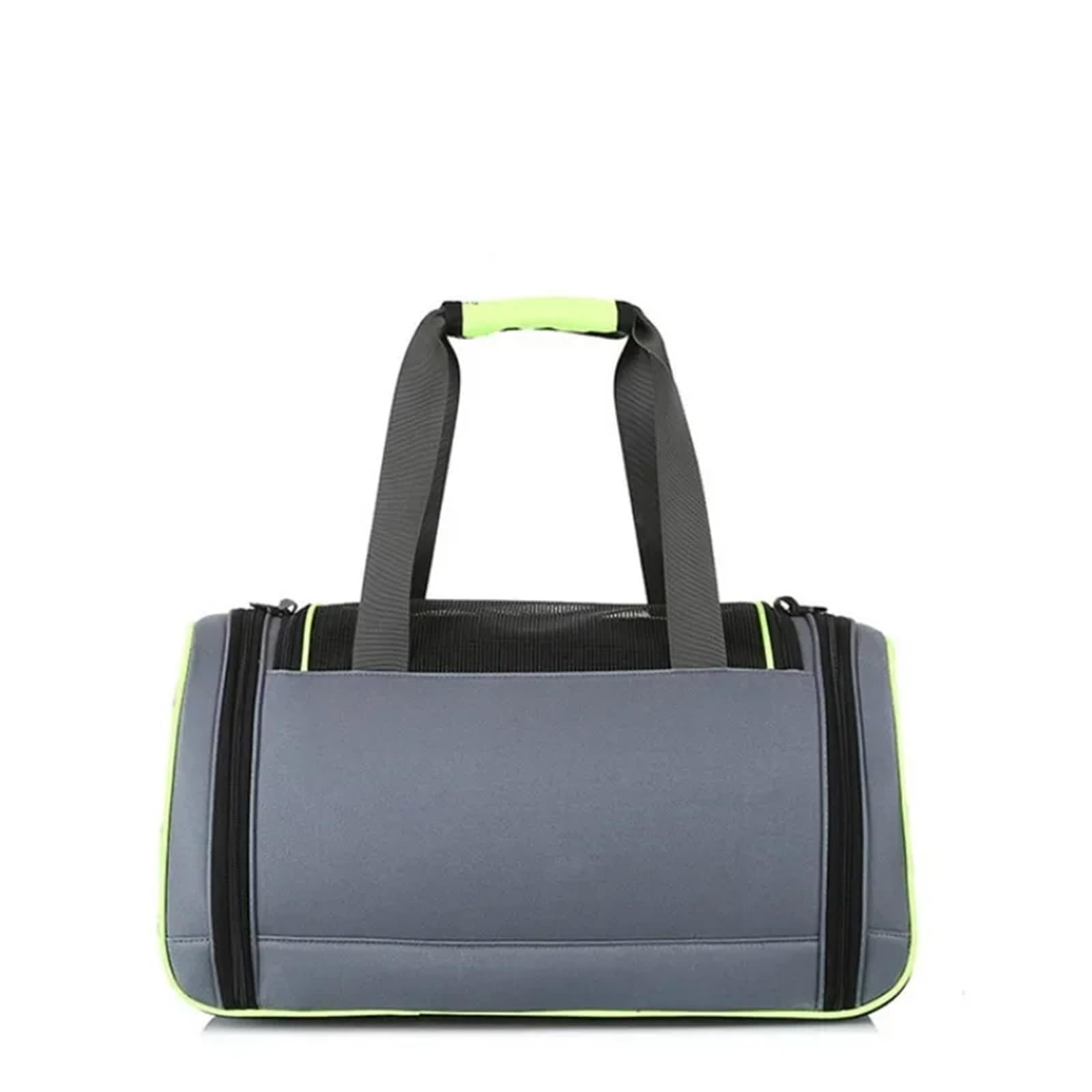 Torba dla psa, na wycieczkę, przenośna torba dla kotów, psów, crossbody, oddychająca, duża pojemność, mały plecak (zielony, 51 x 28 x 26 cm)