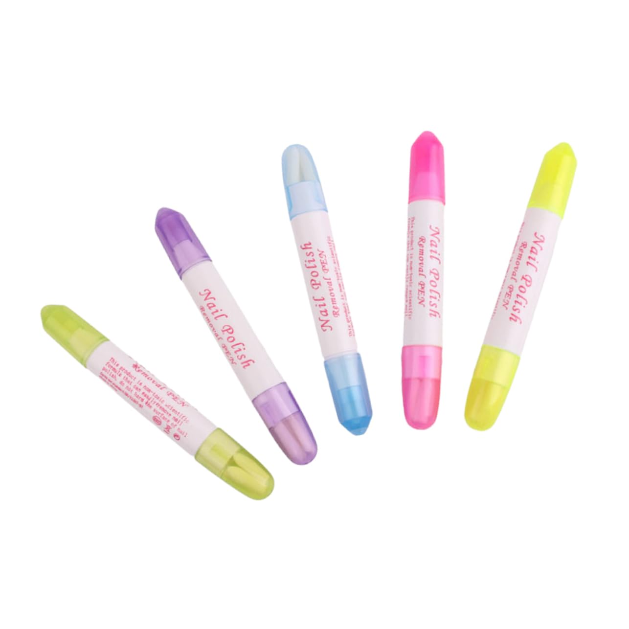 VICASKY 5pcs Nail Polish Remover Pen Set Nail Polish Corrector Tools Manicure Articles for Home Professional Use