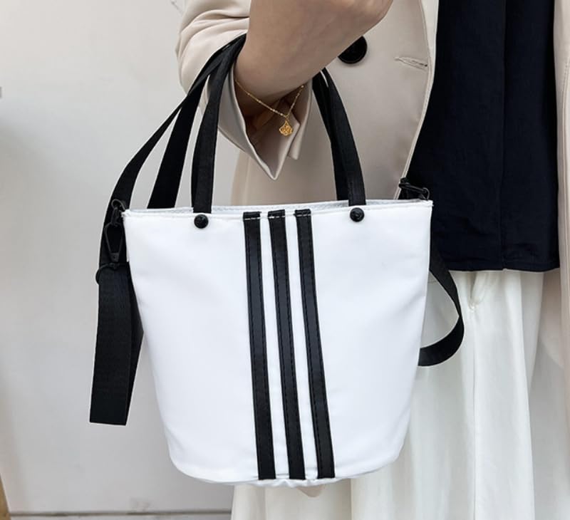 Oxford Fabric Bucket Handbag – Magnetic Closure Shoulder Bag, Spacious & Stylish for Daily Use3