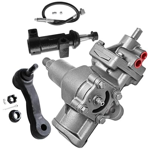 Detroit Axle - 4WD 3pc GearBox Kit for 2001-2006 Chevrolet Silverado 1500 GMC Sierra Suburban Yukon XL 1500 Tahoe Avalanche Cadillac Escalade EXT ESV Power Steering GearBox Front Idler Arm w/Bracket