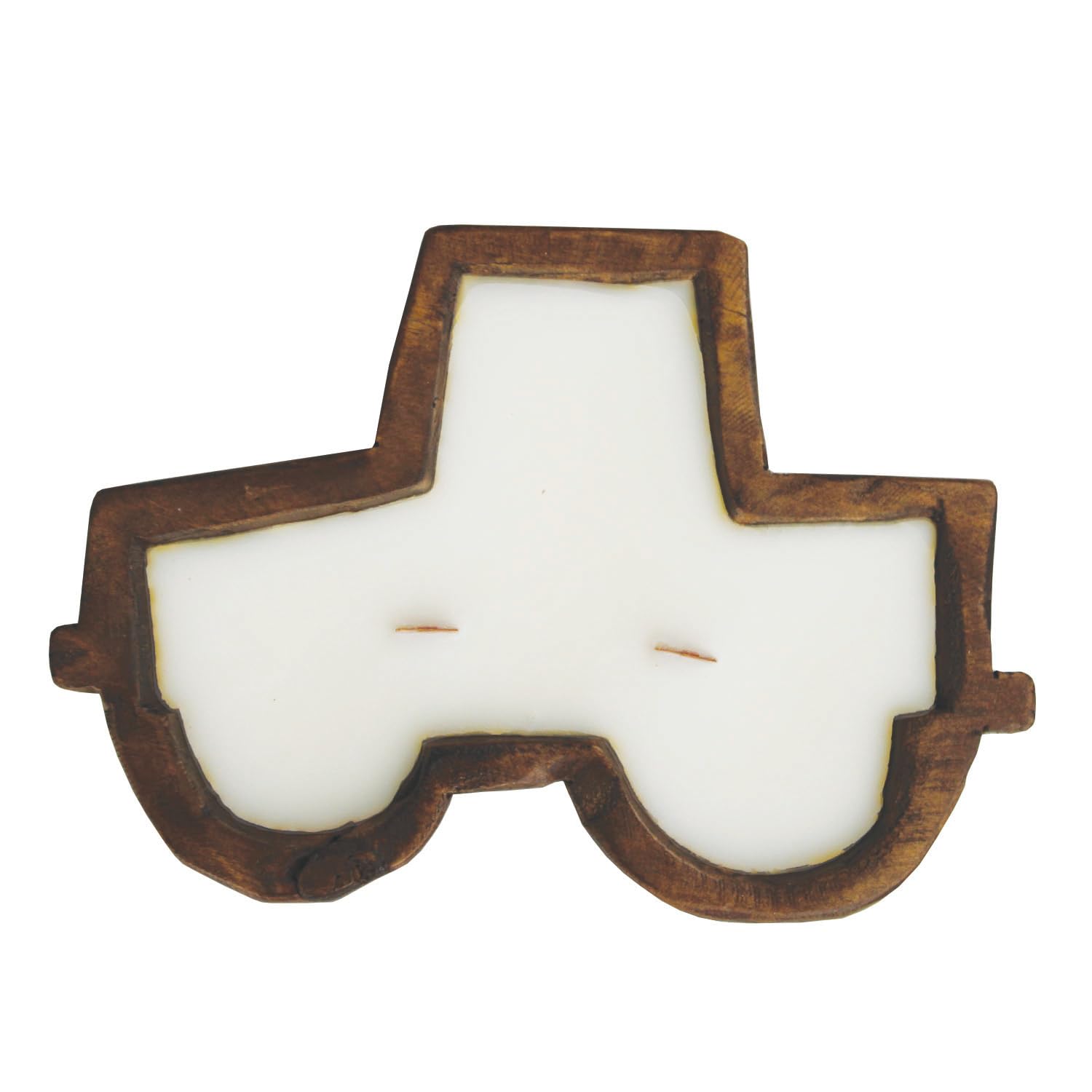 McCall’s Candles | Plowed Earth | Rustic Tractor-Shaped Bread Bowl Candle | Multi-Wick with Crackling Wooden Wicks | USA-Poured Wax | Farmhouse Décor