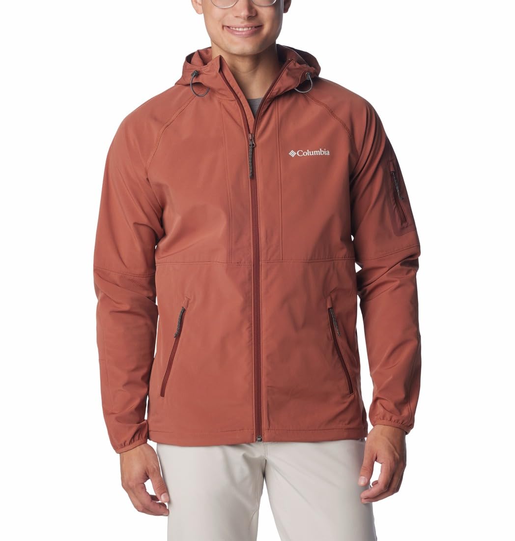 Columbia Men Omni-Shield Tall Heights Hooded Softshell Hiking and Trekking Jacket